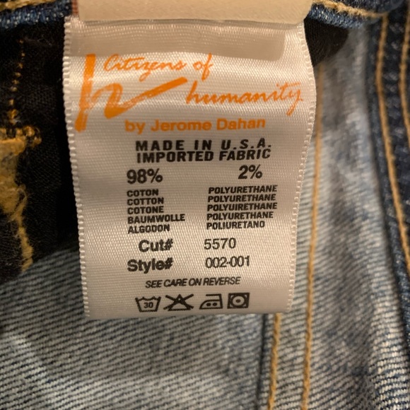 Citizens of Humanity low waist flare size 25 - Picture 6 of 6